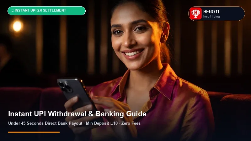 Hero11 Instant UPI Withdrawal & ₹20 INR Deposit Tutorial
